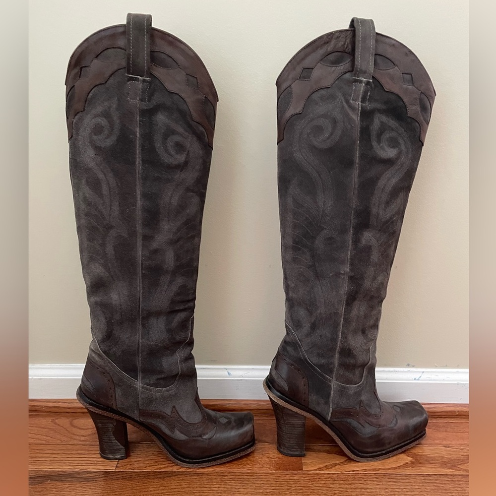 🔥🔥🔥Donald J. Pliner - Lisa Style - Rare Chic Cowboy Boots Size 10🔥🔥🔥
